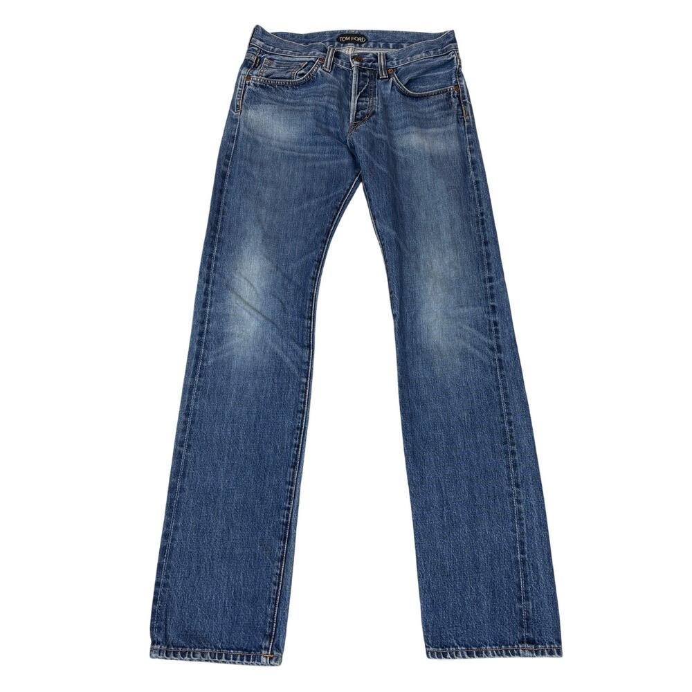 Tom Ford Straight Selvedge Jeans Men's 28x33 Quiet Luxury TFD002